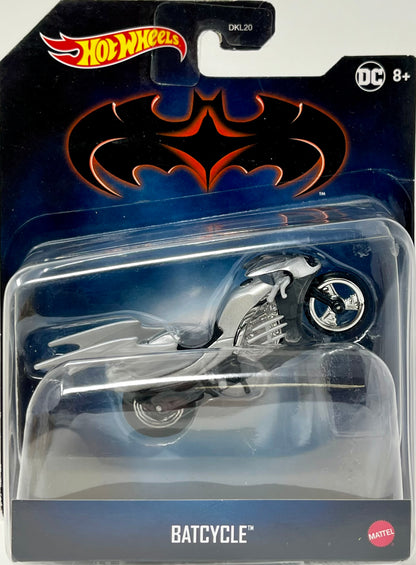 Hot Wheels DC Batcycle Silver DC BATMAN & ROBIN 1997 MOVIE