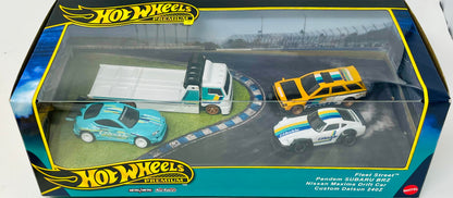 Hot Wheels Premium Diorama Fleet Street SUBARU BRZ Nissan Maxima Datsun