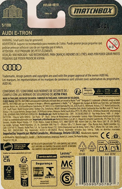 Matchbox Audi E-Tron Red 5/100