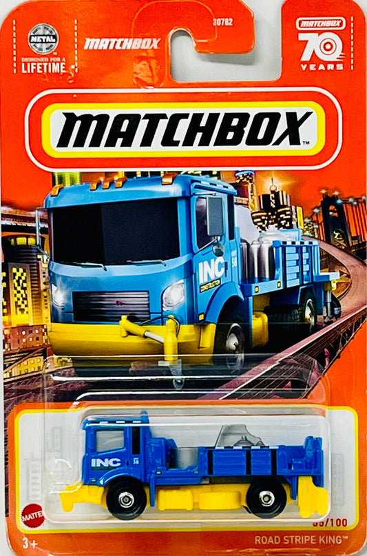 Matchbox Road Stripe King Blue 70 Years #55/100