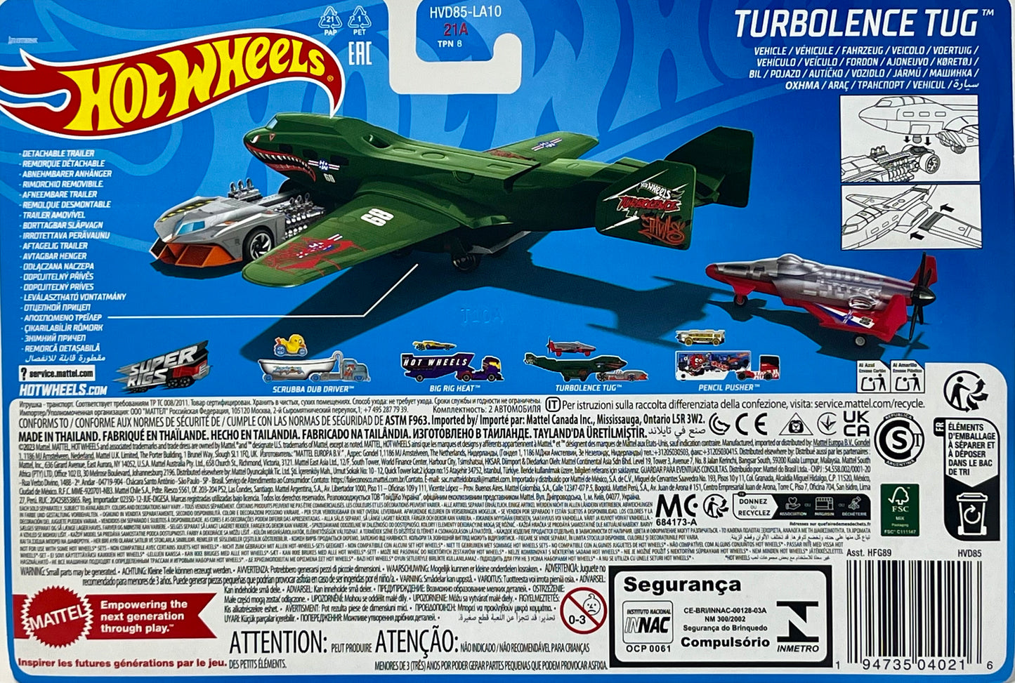 Hot Wheels Super Rigs Turbolence Tug