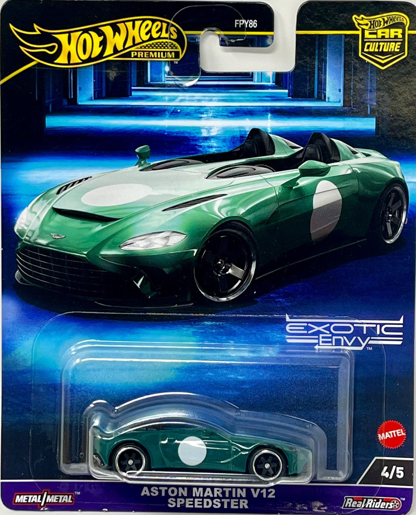 Hot Wheels Premium Car Culture Aston Martin V12 Speedster Exotic Envy 4/5