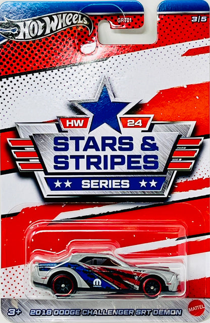 Hot Wheels 2024 Stars And Stripes Series Walmart Exclusive Complete Set of 5