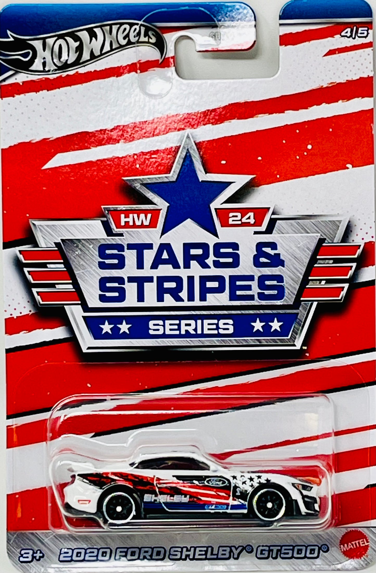 Hot Wheels 2024 Stars And Stripes Series Walmart Exclusive Complete Set of 5