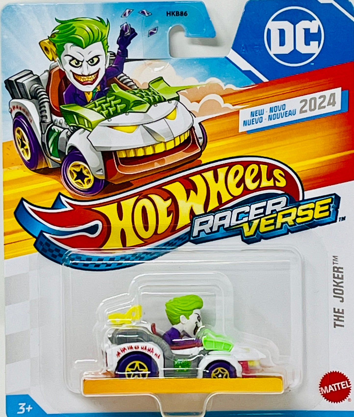 Hot Wheels Racer Verse  DC The Joker Mattel