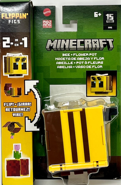 Minecraft Flippin' Figs Bee and Flower Pot