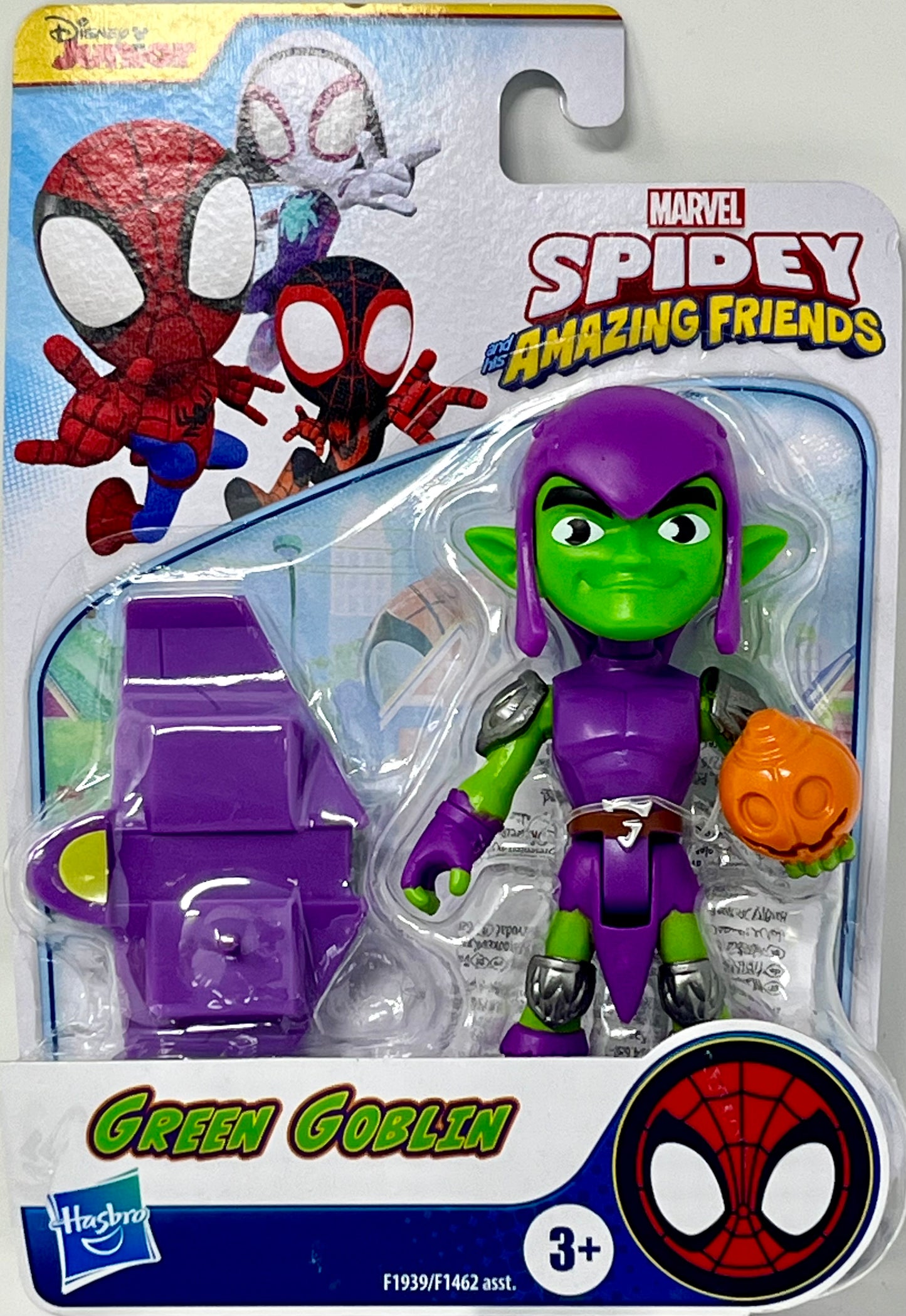 Spidey And His Amazing Friends Green Goblin Hasbro 4” Marvel Action Figure