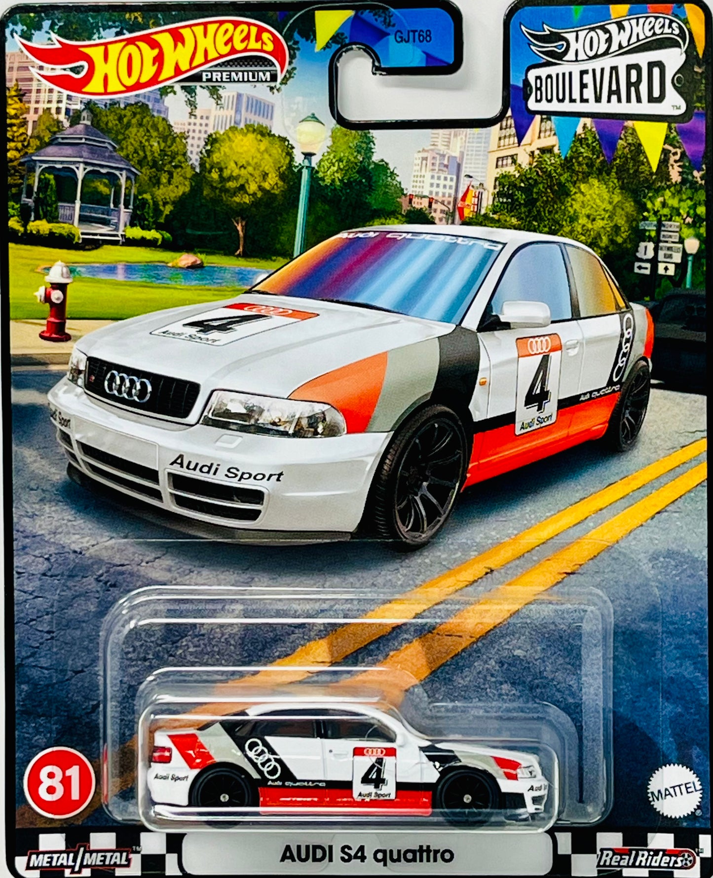 Hot Wheels Premium Boulevard #81 Audi S4 Quattro