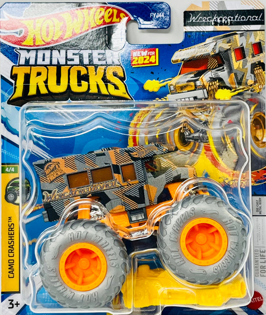 Hot Wheels Monster Truck WRECKREATIONAL 1:64 Camo Crashers 4/4