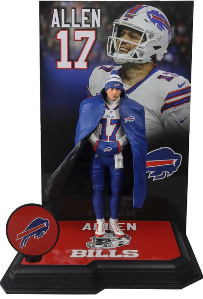 NFL Mcfarlane Figure Josh Allen Buffalo Bills 7” Authentic NFL Figure