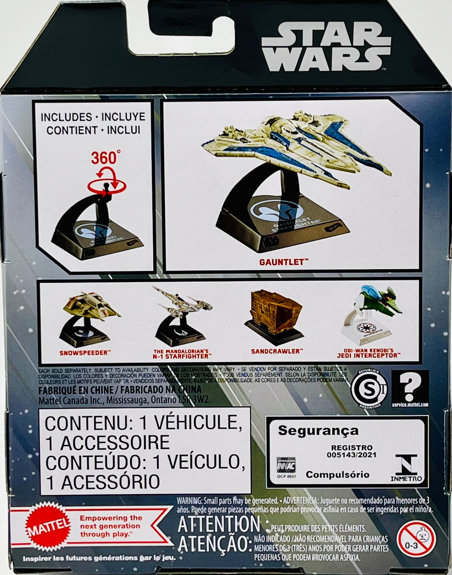 Hot Wheels Star Wars Starships Mandalorian Gauntlet