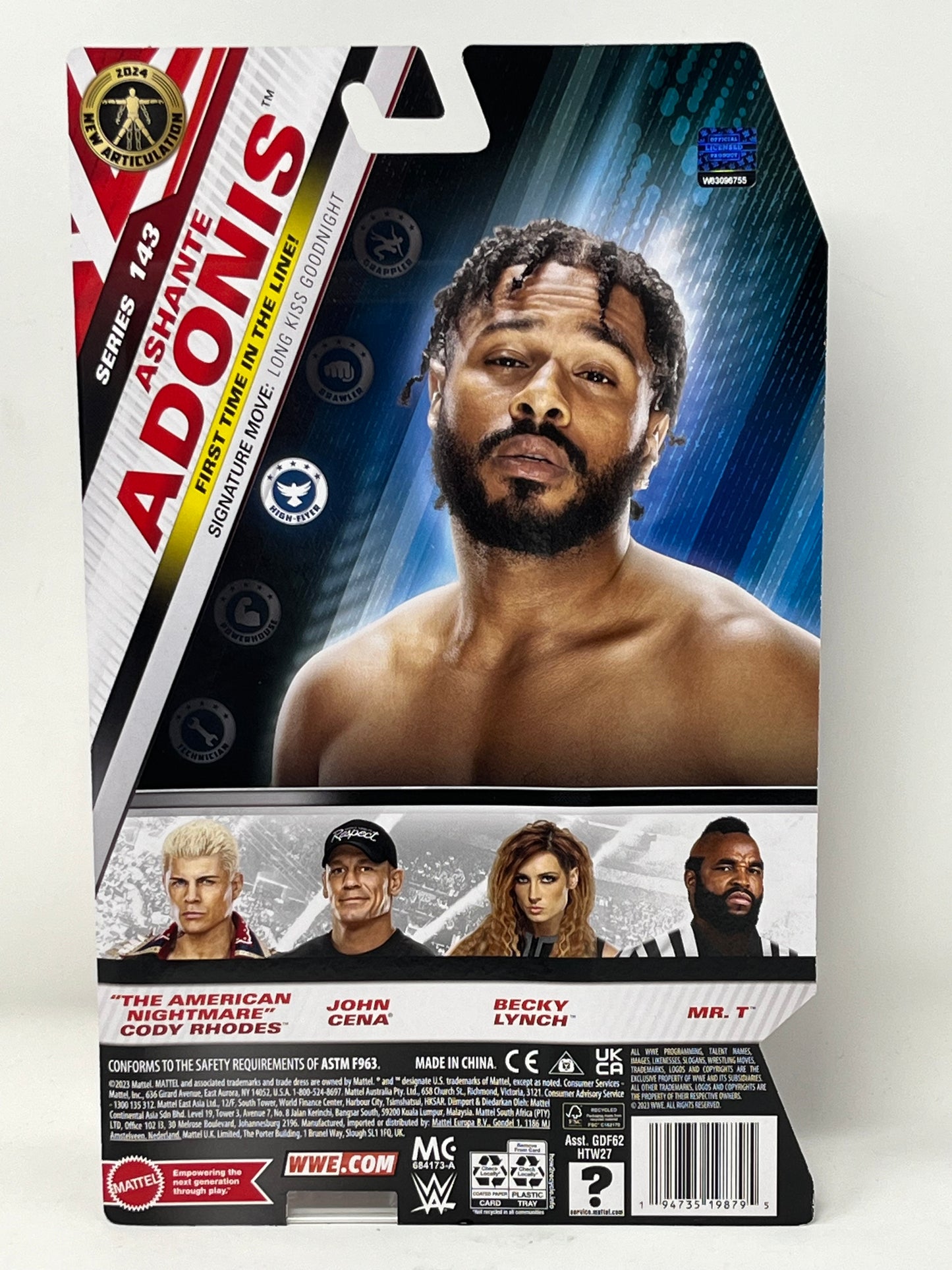 WWE Action Figures Ashante Adonis Series 143