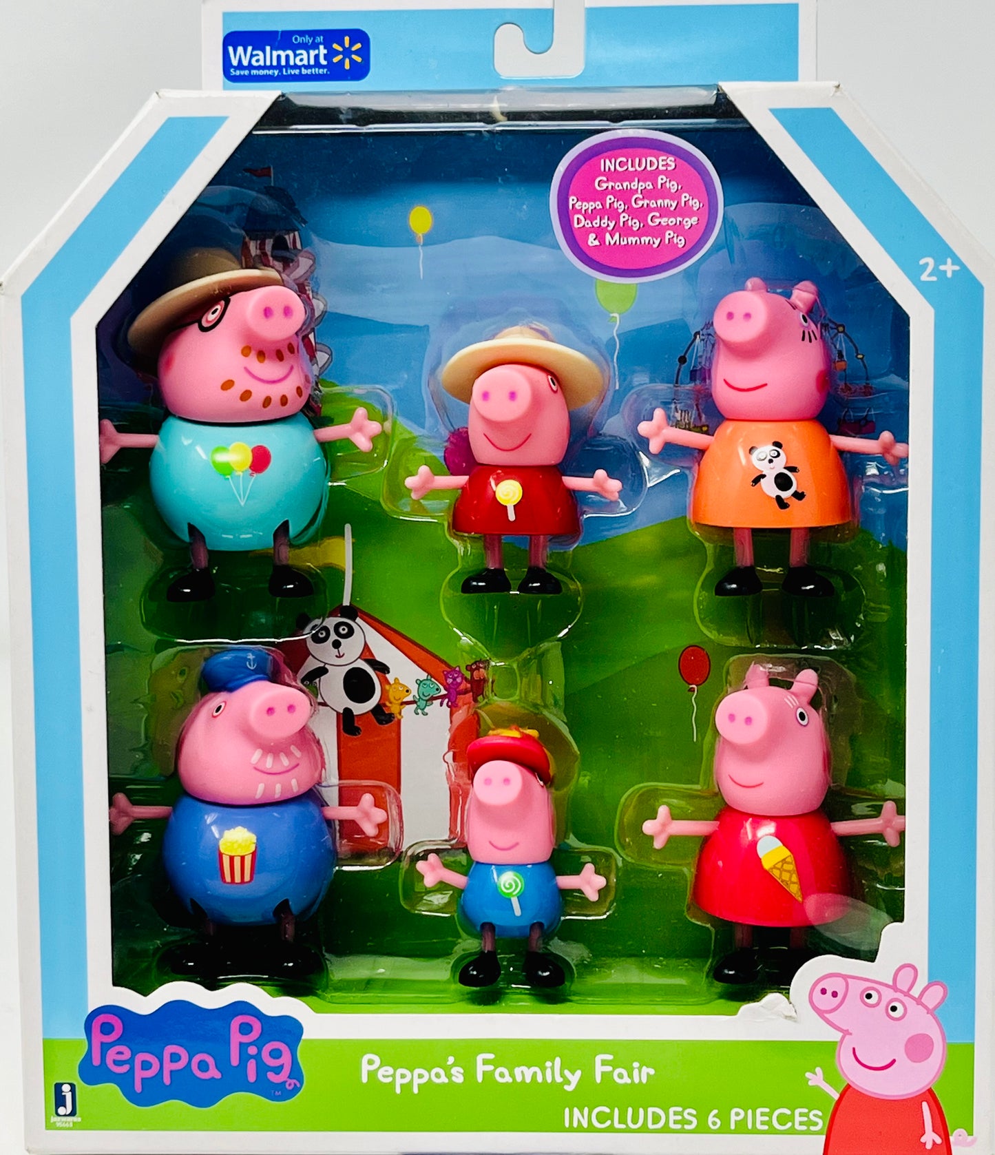 Peppa Pig Peppa’s Family Fair Includes 6 Pieces