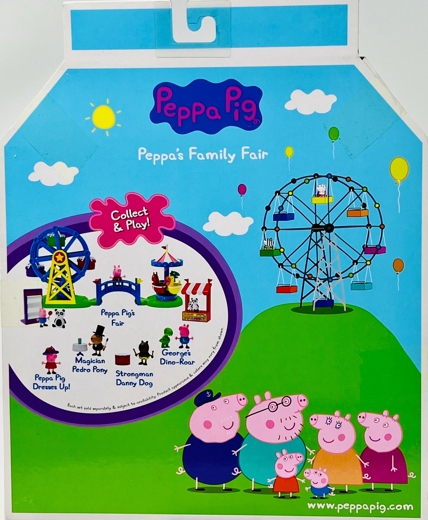 Peppa Pig Peppa’s Family Fair Includes 6 Pieces