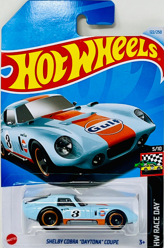 Hot Wheels Shelby Cobra Daytona Coupe 122/250 Gulf Oil HW Race Day