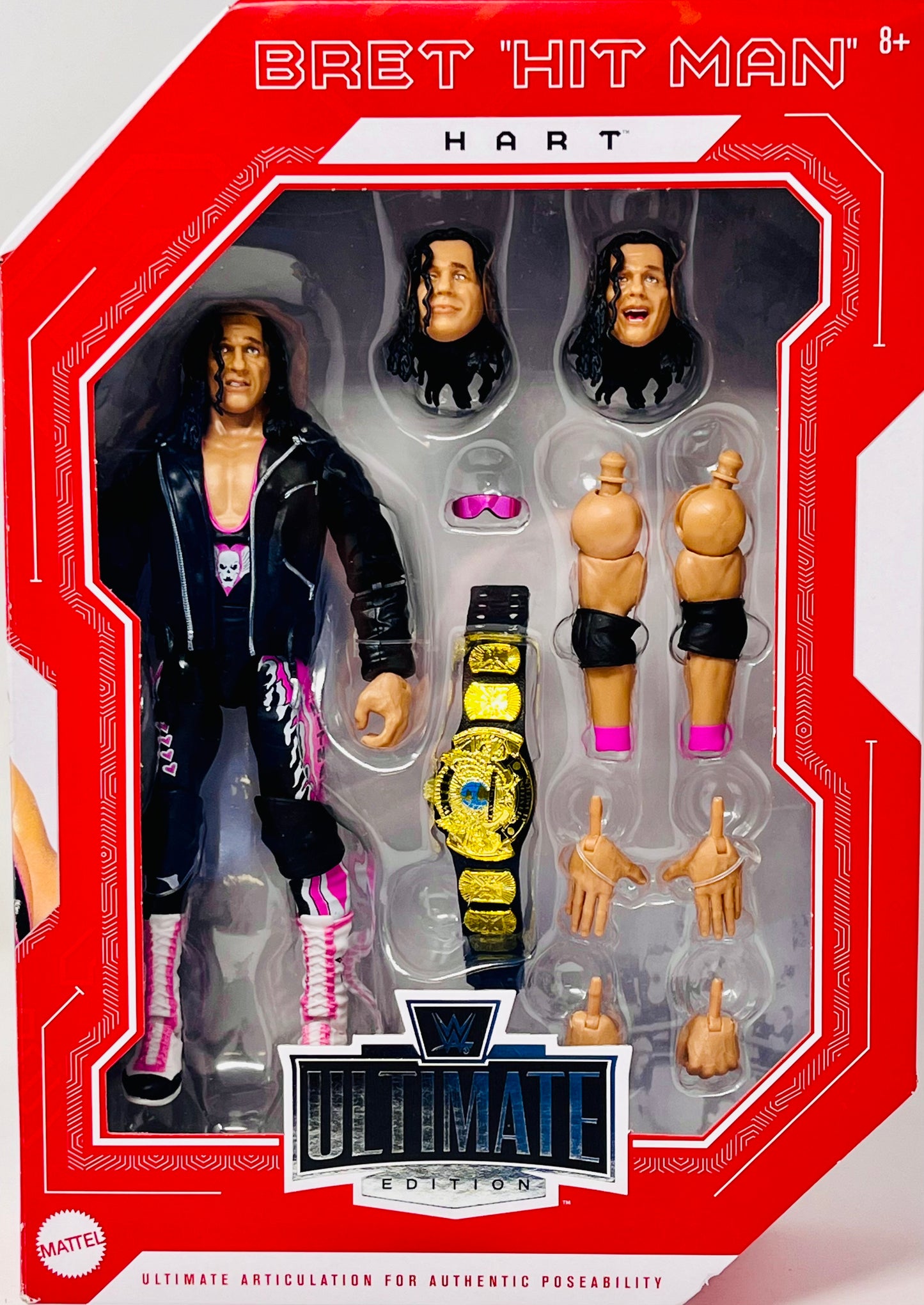 WWE Ultimate Edition Bret Hitman Hart Monday Night Wars Action Figure