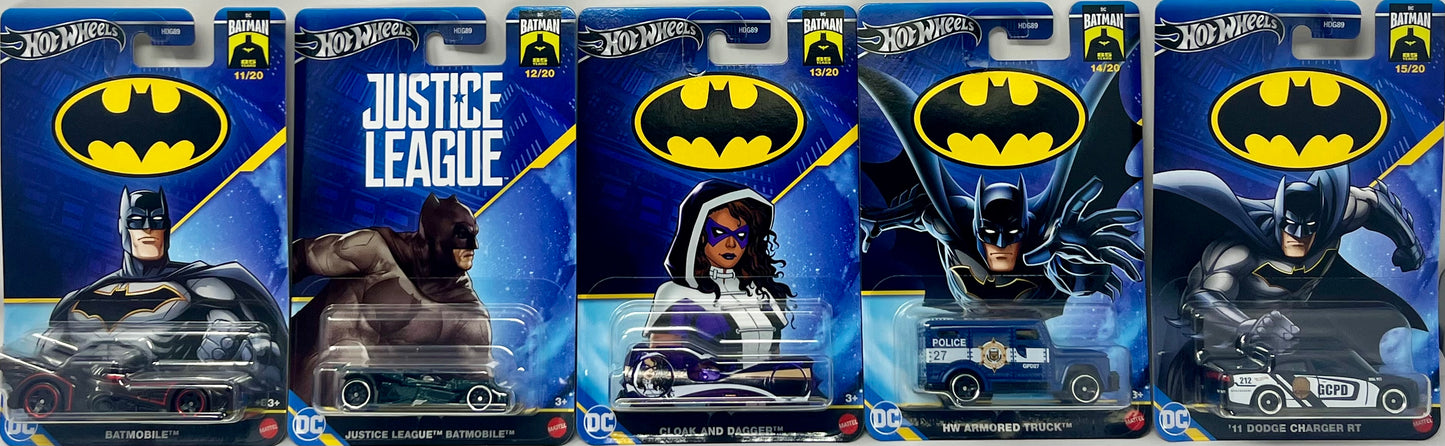 Hot Wheels Batman Themed Set 11-15