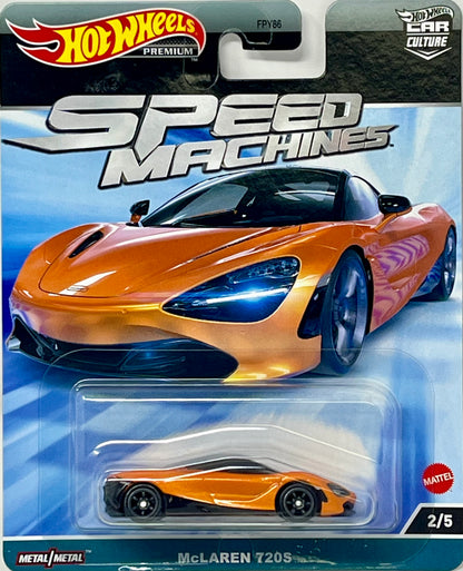 Hot Wheels Car Culture McLaren 720s Speed Machines 2/5 Metal/Metal