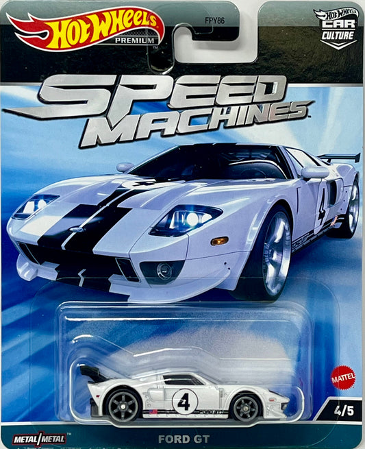 Hot Wheels Premium Car Culture FORD GT Speed Machines 4/5 Metal/Metal