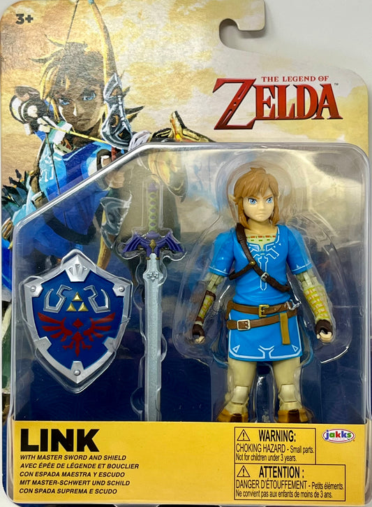 Legend of Zelda: Link w/ Master Sword & Hylian Shield  4" Figure