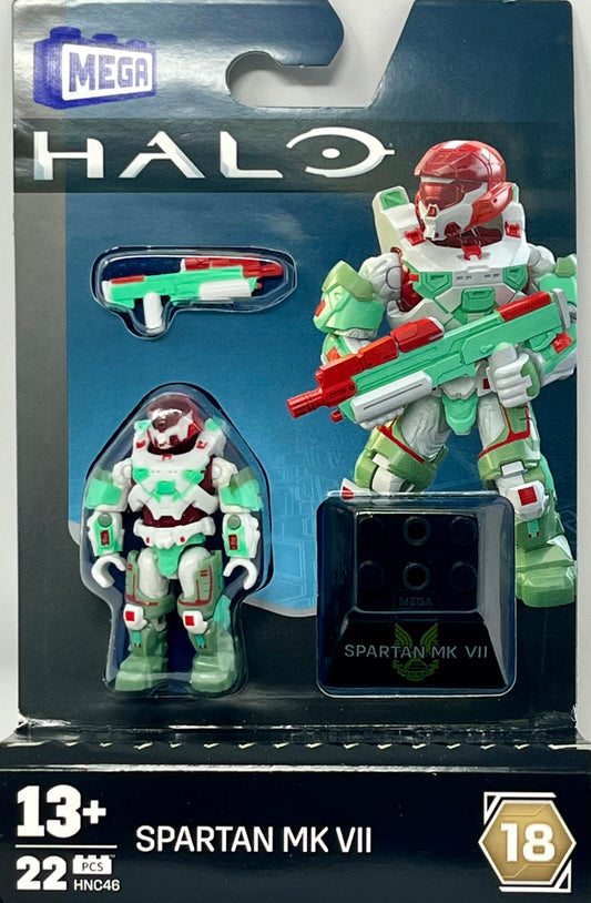 Mega Construx Halo Heroes Series 18 SPARTAN MK VII 22pcs