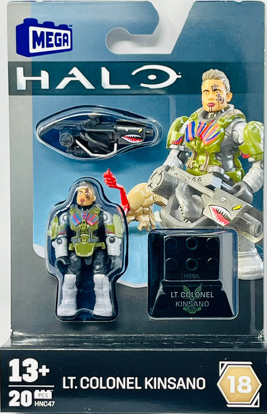 Mega Construx Halo Heroes LT. Colonel Kinsano Series 18 20 pcs