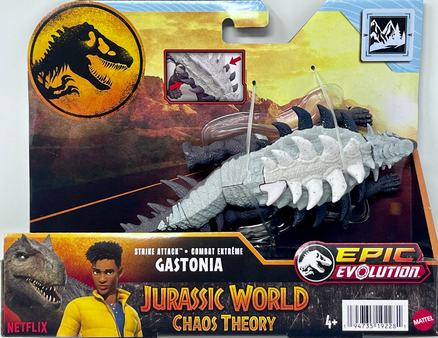 Jurassic World Chaos Theory Gastonia Epic Evolution Strike Attack Dinosaur