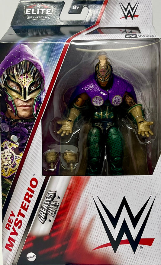 WWE Elite Rey Mysterio Greatest Hits Wrestling Figure Life Like Details