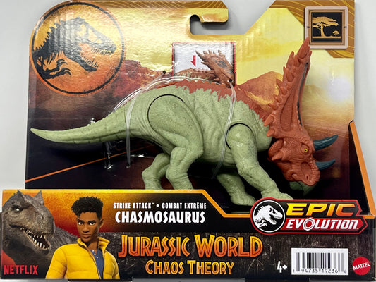 Jurassic World Chaos Theory Epic Evolution Chasmosaurus Strike Attack