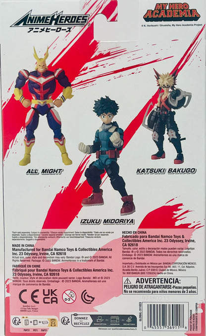 My Hero Academia IZUKU MIDORIYA 6" Figure Anime Heroes BanDai