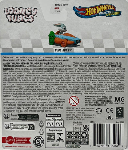 Hot Wheels Racer Verse BUGS BUNNY Looney Tunes Racerverse Carrot Car