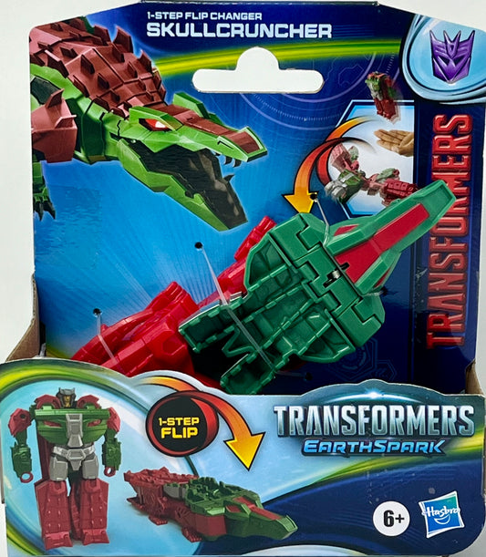 Transformers Earth Spark Skullcruncher 1-Step Flip Changer