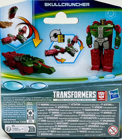 Transformers Earth Spark Skullcruncher 1-Step Flip Changer