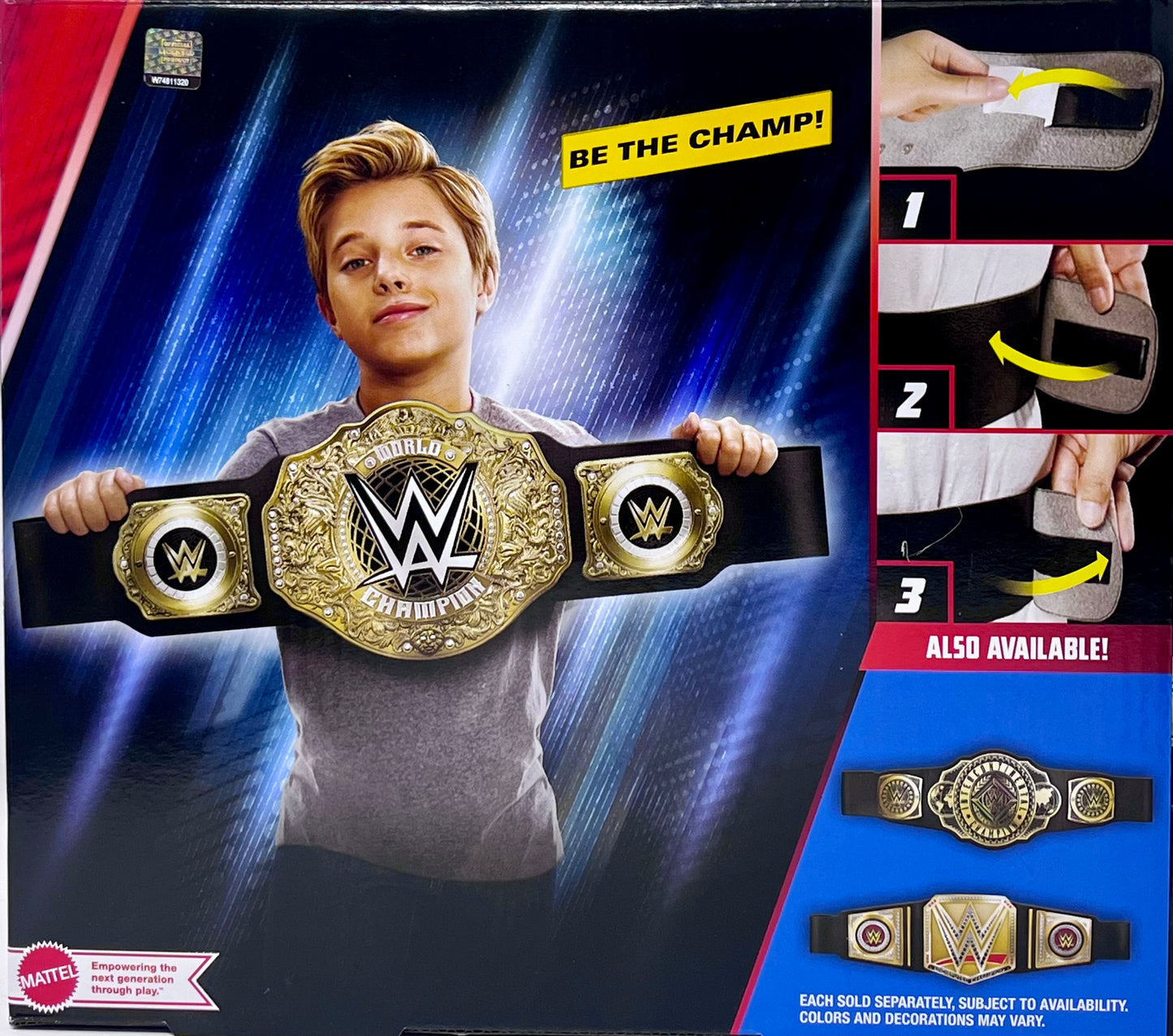 WWE World Heavyweight Championship Toy Wrestling Belt by Mattel