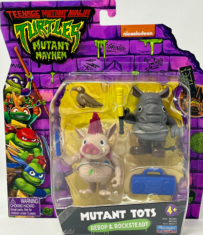 Teenage Mutant Turtles BEBOP & ROCKSTEADY Mutant Tots Mayhem