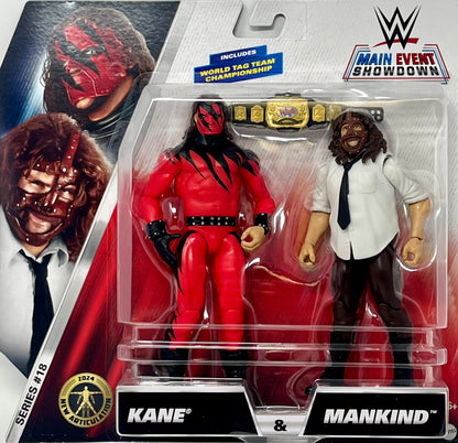 WWE Kane vs Mankind Main Event Showdown 2 Pack 6" Figure