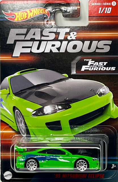 Hot Wheels-95 Mitsubishi Eclipse - The Fast and The Furious (1/10)