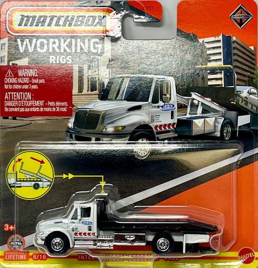 Matchbox Working Rigs International Durastar 4400 tow truck White