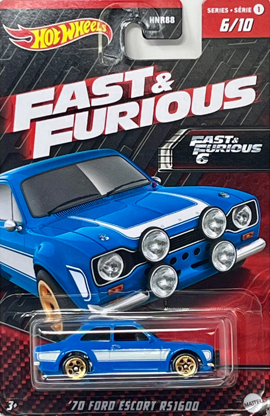 Hot Wheels Fast & Furious Series '70 FORD ESCORT RS1600 6/10