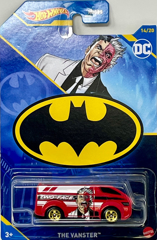 Hot Wheels Batman Two Face The Vanster  DC 14/20 Metal Diecast