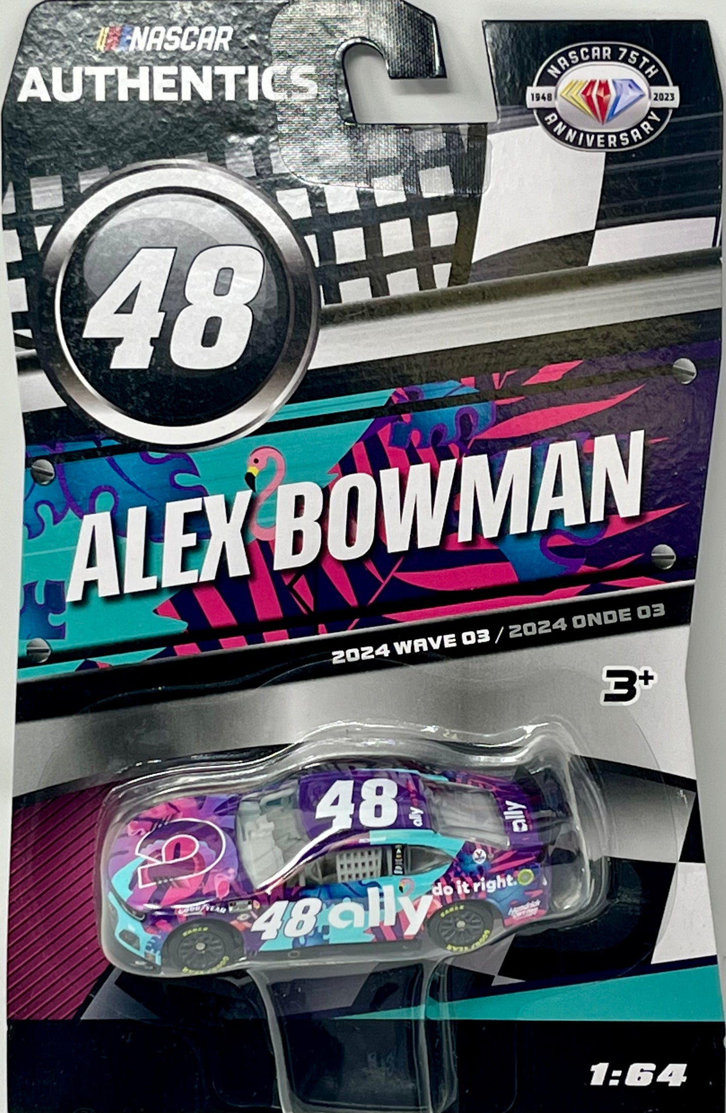 NASCAR Authentics Alex Bowman ally #48 Lionel 1/64 Diecast 2024 Wave 03