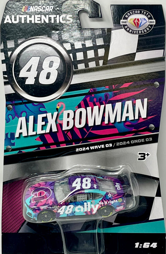 NASCAR Authentics Alex Bowman ally #48 Lionel 1/64 Diecast 2024 Wave 03