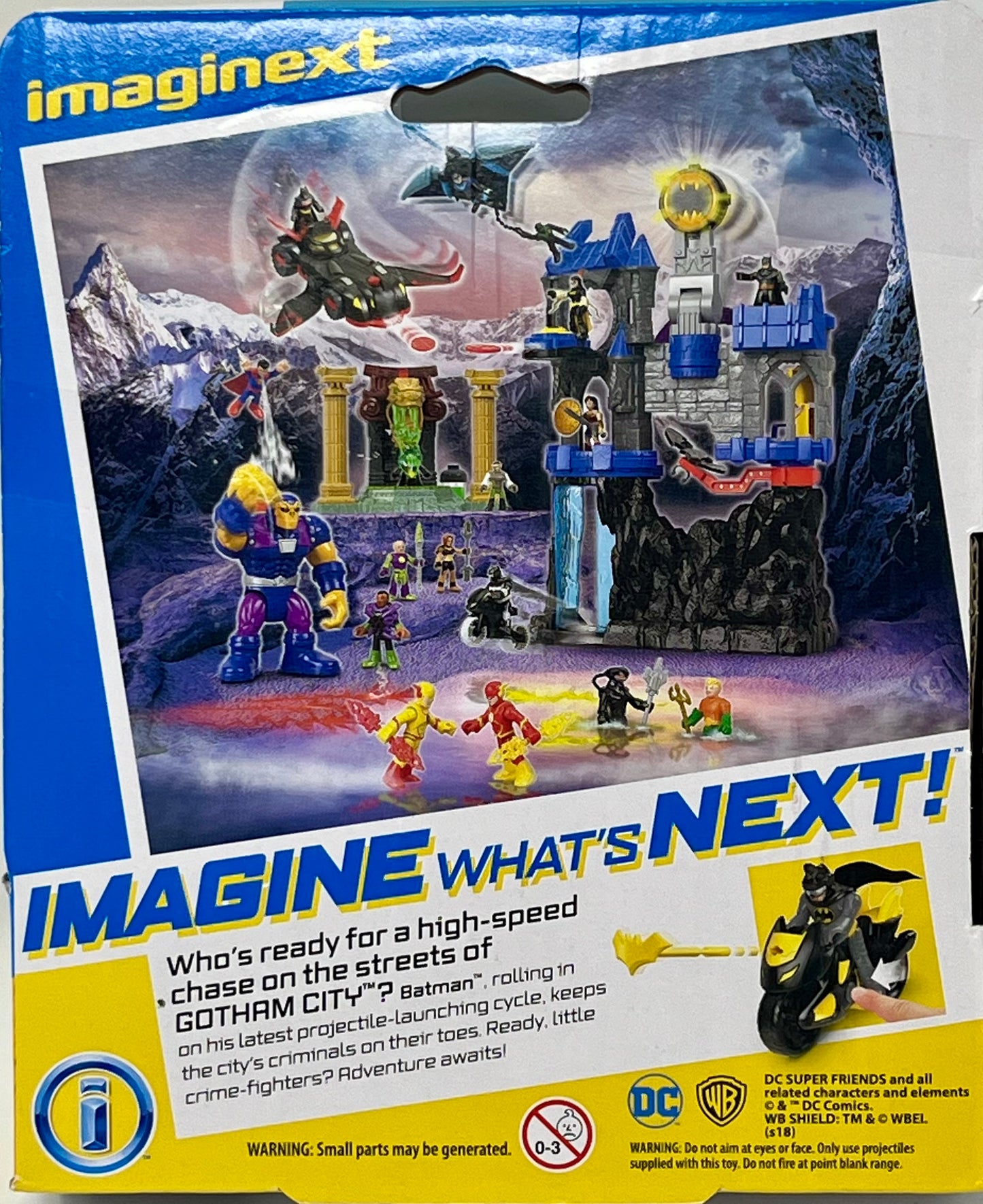 Imaginext DC Super Friends Streets of Gotham City Batman & Batcycle