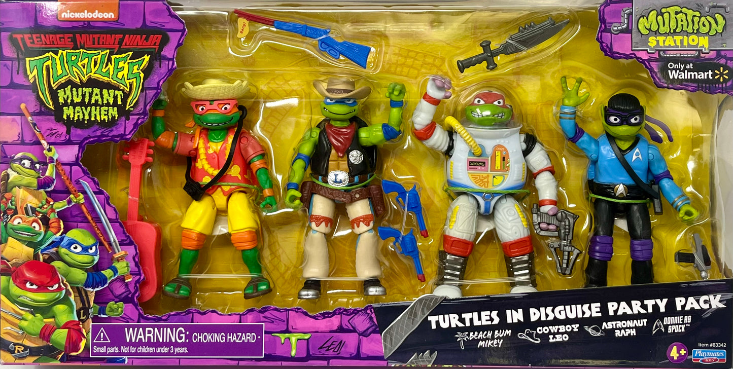 Teenage Mutant Ninja Turtles Mutant Mayhem: Turtles in Disguise Party Pack