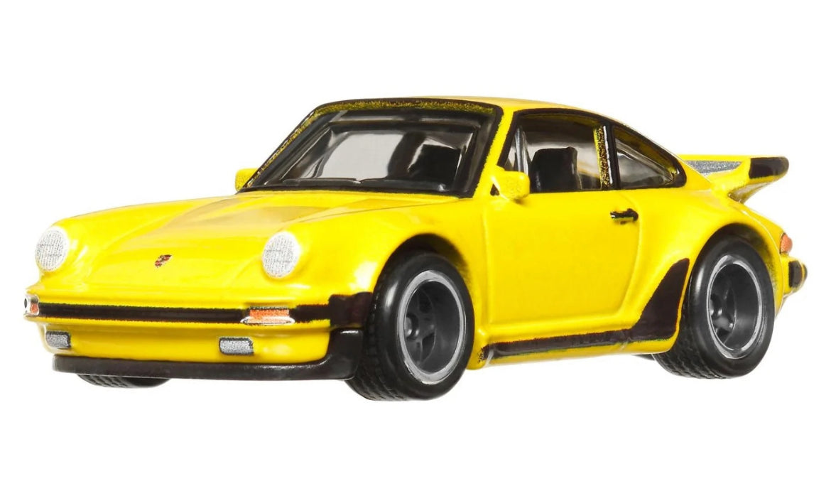 Hot Wheels 2023 Premium Boulevard Yellow Porsche 911 Turbo (930) #82