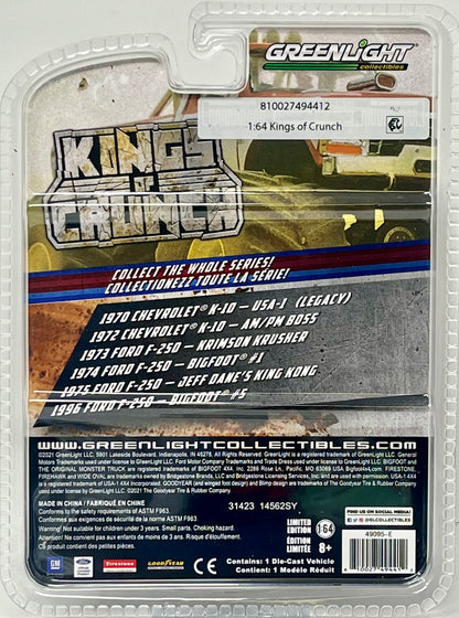 GreenLight KINGS OF CRUNCH 1972 Chevrolet K10 AM/PM BOSS 1:64 Monster Truck