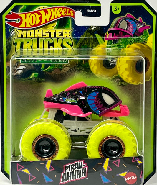 Hot Wheels Monster Trucks Piran-ahhhh Glow In The Dark