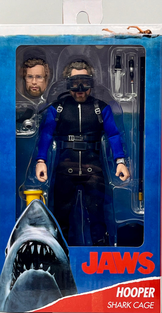 Neca Jaws Matt Hooper Shark Cage 8” Clothed Action Figure