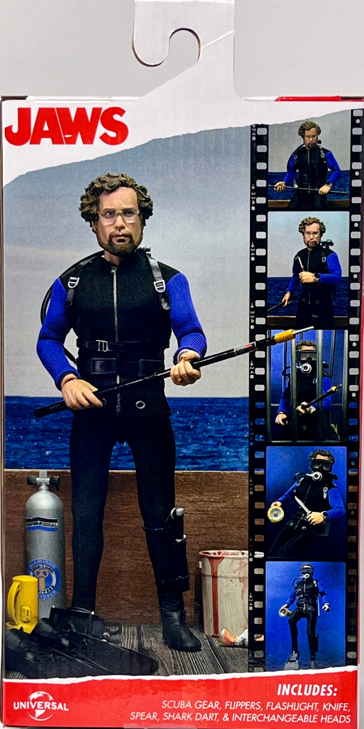 Neca Jaws Matt Hooper Shark Cage 8” Clothed Action Figure