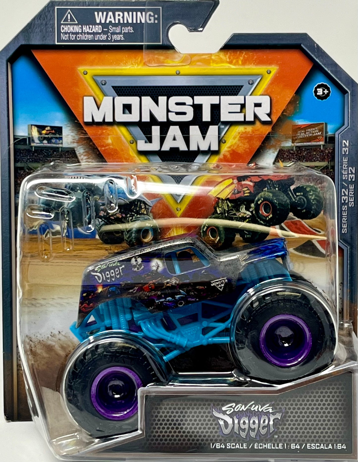 Monster Jam Son Uva Digger Monster  Truck 1:64 Series 32